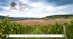 Desktop Screenshot of domaine-cruchandeau.com